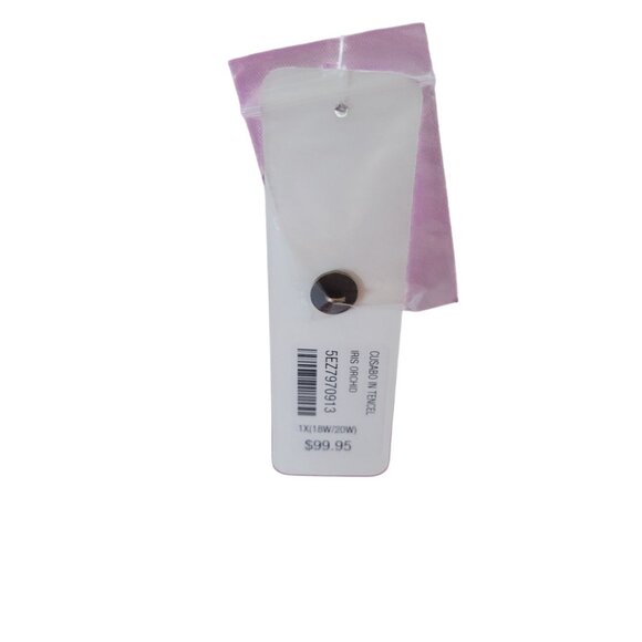 SOFT‎ SURROUNDINGS NEW Womens Pink Pleated Blouse 3/4 Sleeves Plus size 1X - Picture 6 of 12